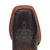 Dan Post Youth Unisex Salina Chocolate/Turquoise Leather Cowboy Boots