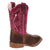 Dan Post Youth Girls Salina Tan/Pink Leather Cowboy Boots