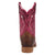 Dan Post Youth Girls Salina Tan/Pink Leather Cowboy Boots