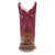 Dan Post Youth Girls Salina Tan/Pink Leather Cowboy Boots