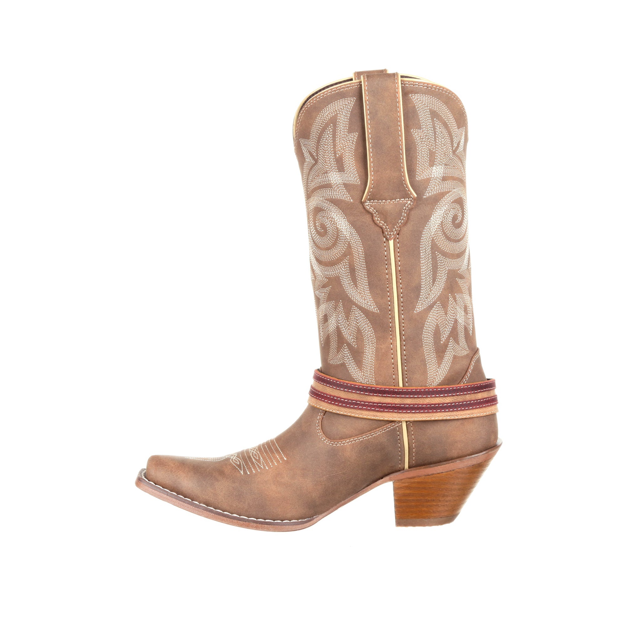Durango Womens Brown Khaki Leather Flag Harness Fashion Boots The Western Company