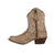 Durango Womens Driftwood Faux Leather Crush Shortie Cowboy Boots