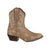 Durango Womens Driftwood Faux Leather Crush Shortie Cowboy Boots