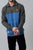 Kimes Ranch Mens Diamond Head Army/Blue Cotton Blend 1/4 Zip Sweater
