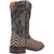 Dan Post Mens Keaton Bone/Black Leather Cowboy Boots