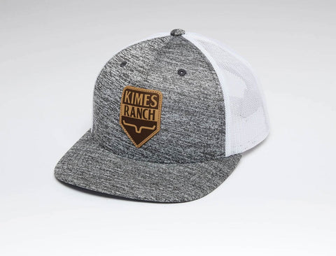 Kimes Ranch Unisex Drop In Grey Heather Cotton Twill Trucker Cap