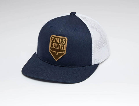 Kimes Ranch Unisex Drop In Navy Cotton Twill Trucker Cap