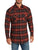Ely and Walker Mens Western Brawny Flannel Rust 100% Cotton L/S Shirt