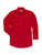 Ely and Walker Mens Tonal Rose Embroidery Red Poly/Cotton L/S Shirt