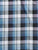 Ely and Walker Mens Western Plaid Snap Blue Poly/Cotton L/S Shirt