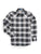 Ely and Walker Mens Wrinkle Resistance Plaid Navy Poly/Cotton L/S Shirt
