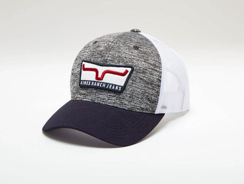 Kimes Ranch Unisex Extra Crunchy Grey Heather Cotton Twill Baseball Cap Hat