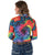 Cowgirl Tuff Womens Western Pullover Tie Dye Polyester L/S Shirt