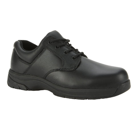 Rocky Mens Black Leather 911 Plain Toe Oxford Shoes 6.5M
