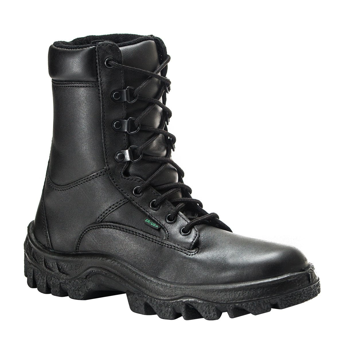 Rocky TMC Mens Black Leather Waterproof Postal-Approved Duty Boots ...