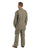 Berne Apparel Mens Flame Resistant Unlined Khaki Cotton Blend Work Coverall