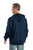 Berne Mens FR Zip Front NFPA 2112 Navy 100% Cotton Hoodie