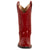 Old West Red Childrens Girls Corona Leather J Toe Cowboy Western Boots 2 D