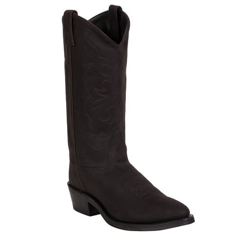 Old West Brown Mens Distress Leather Brown Round Toe 13in Cowboy Boots 11.5 D