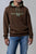 Kimes Ranch Mens Fast Talker Dark Brown 100% Cotton Hoodie