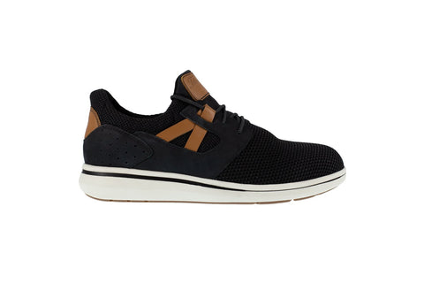 Florsheim Mens Black Textile Work Shoes Adventure Casual Oxford ST 9 D
