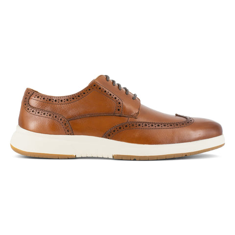 Florsheim Mens Cognac Leather Work Shoes Flair Steel Toe 12 EEE