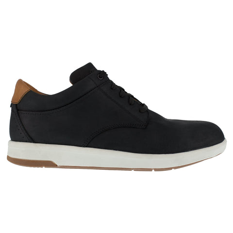 Florsheim Mens Black Leather Work Shoes Crossover Three Quarter ST 14 D