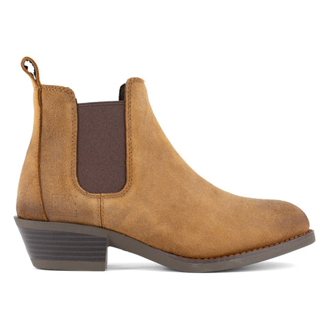 Frye Supply Womens Dark Brown Leather ST EH Safety-Crafted Chelsea Work Boots 8 M