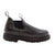 Georgia Giant Womens Black Leather Romeo Casual Slip-On Work Boots