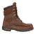 Georgia Athens Mens Brown Leather Waterproof 8in Lace Up Work Boots