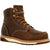 Georgia Womens AMP LT WP Wedge Brown Leather Work Boots