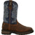 Georgia Mens Carbo-Tec LT WP Pull On Brown/Navy Leather Work Boots