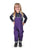 Cowgirl Tuff Girls Tuck-In Purple Nylon Bib Overall