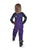 Cowgirl Tuff Girls Tuck-In Purple Nylon Bib Overall