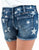 Cowgirl Tuff Kids Girls Hollywood Light Wash Cotton Blend Casual Shorts