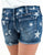 Cowgirl Tuff Kids Girls Hollywood Light Wash Cotton Blend Casual Shorts