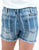 Cowgirl Tuff Kids Girls Highway Light Wash Cotton Blend Casual Shorts