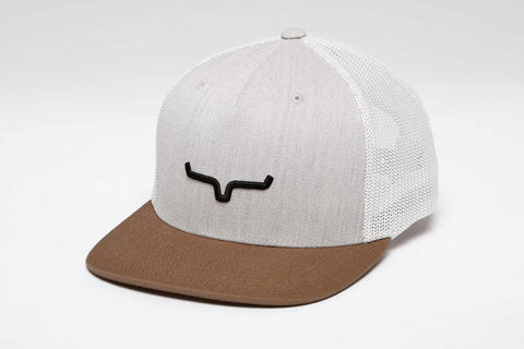Kimes Ranch Unisex G&T 110 Oatmeal Heather Wool Blend Trucker Cap