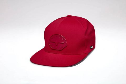 Kimes Ranch Unisex Gilette Red Textile Trucker Cap