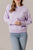 Kimes Ranch Womens Gina Lavender Cotton Blend Sweatshirt