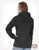 Cowgirl Tuff Womens Black Microfiber Jacket Hooded Pullover