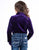 Cowgirl Tuff Kids Girls Velvet Pullover Purple Polyester L/S Shirt