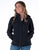 Cowgirl Tuff Womens Stretch Black Nylon Softshell Jacket