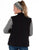 Cowgirl Tuff Womens Stretch Black Nylon Softshell Vest