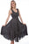 Scully Womens Gunmetal Rayon Lace Front S/L Dress S