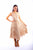 Scully Womens Full Length Lace-Up Light Latte 100% Rayon S/L Dress