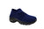 AdTec Womens Comfort Slip On Navy Sneakers Shoes