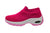 AdTec Womens Comfort Slip On Pink Sneakers Shoes
