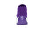 AdTec Womens Comfort Mesh Lace Purple Sneakers Shoes