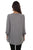Scully Womens Gray 100% Viscose Bold Floral S/S Blouse
